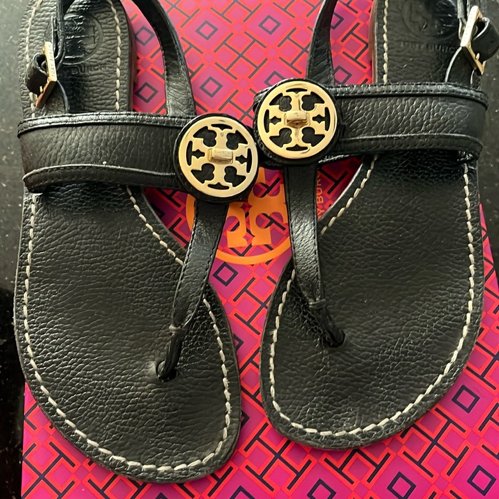 Black Tory Burch sandals women’s size 9